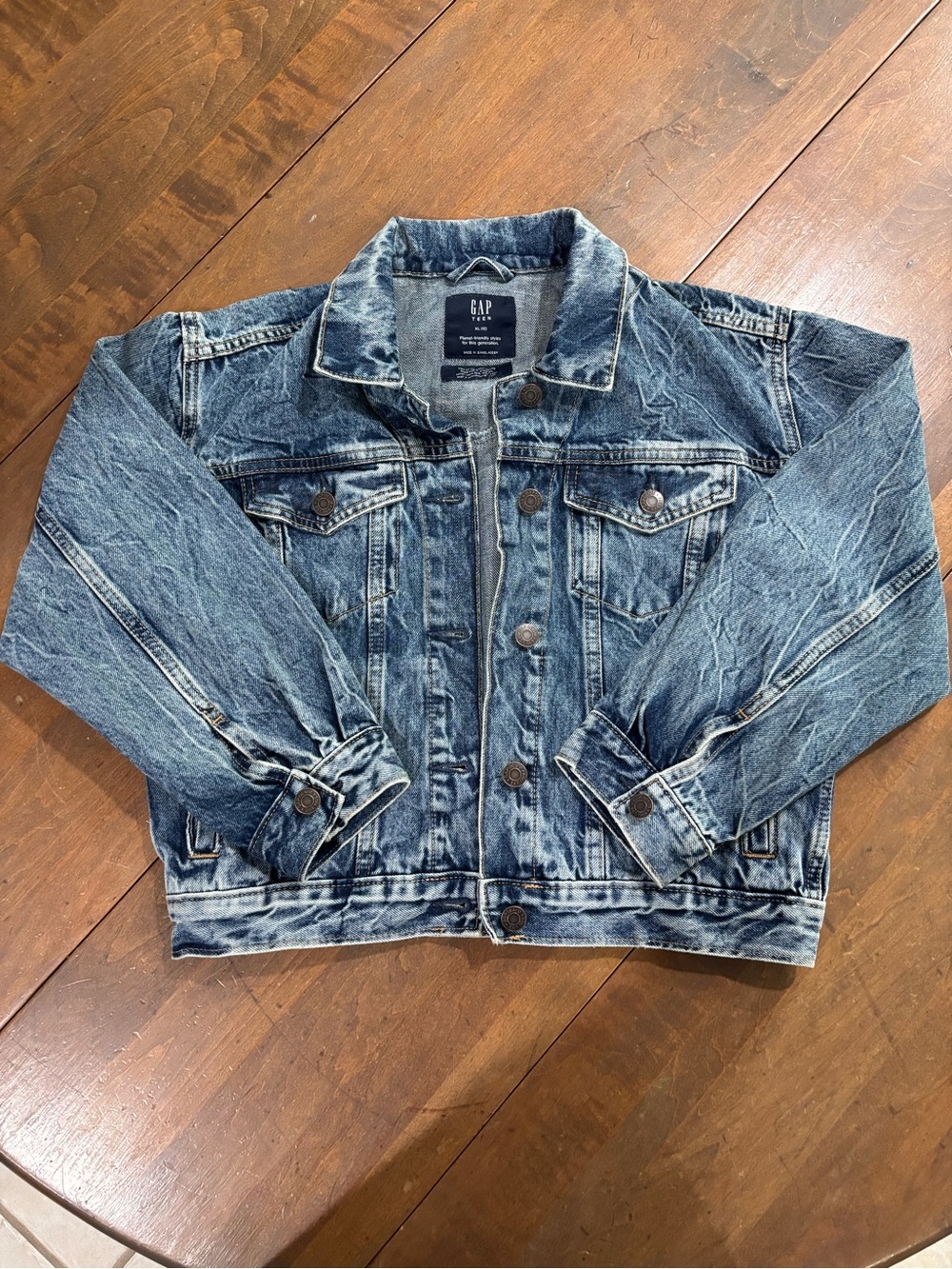 GAP Kids Blue Denim Trucker Jacket Size XL (12)